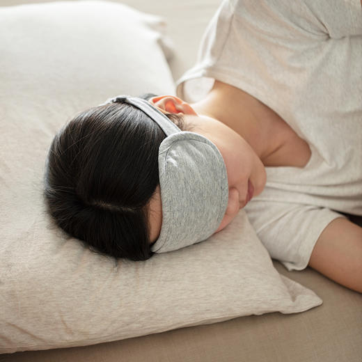 懒角落 针织棉眼罩睡眠遮光睡觉透气舒适男女旅行睡眠护眼罩 商品图2