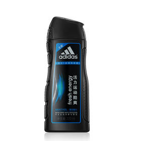 ADIDAS/阿迪达斯 男士活力运动酷爽去屑洗发露 220ML  限时特价 舒缓头皮，不止去屑，帮助头皮去除头屑，薄荷精华，缓解头皮屑再生，不干枯油腻，给秀发更多营养，