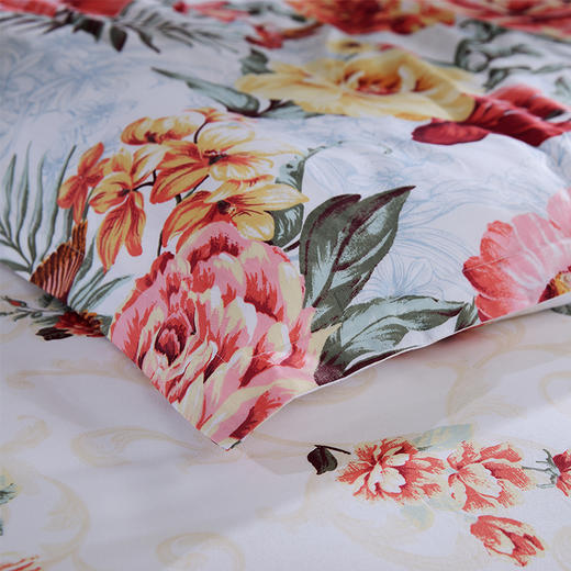 富安娜 FUANNA 床单全棉四件套 晨汐风吟 商品图5