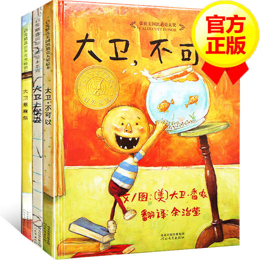 【3-6岁】大卫不可以系列全3册 商品图0