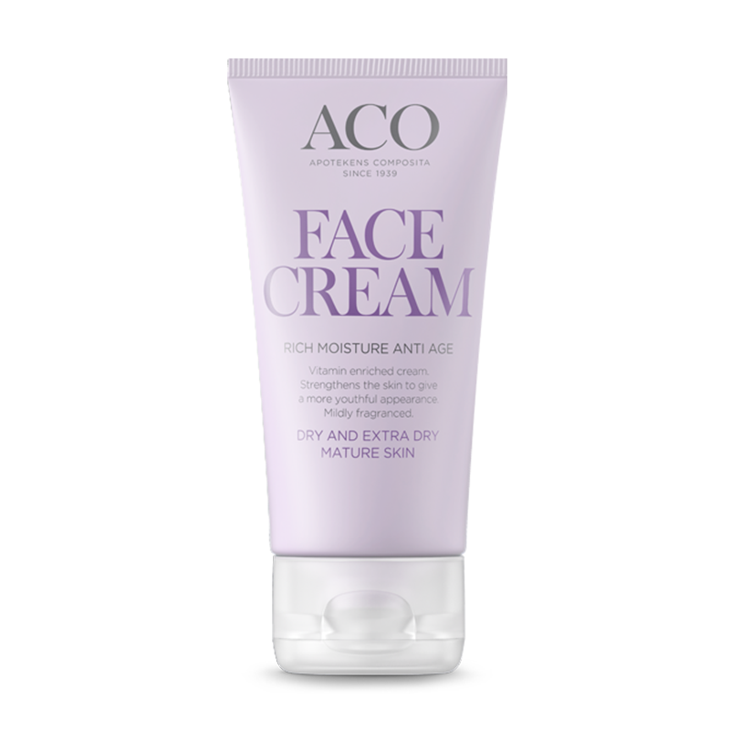 [瑞典]ACO驻颜超强补水面霜（干性皮肤）50ml  ACO Face Anti Age Rich Moisture Face Cream 50 ml