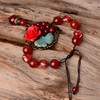 RHX-186民族风复古手工编织红玛瑙手串 商品缩略图2