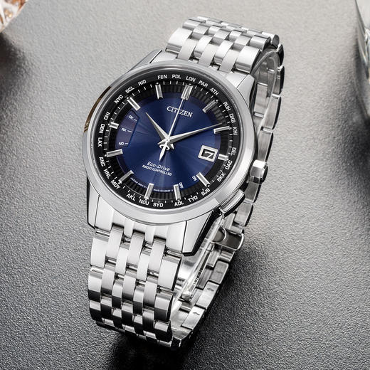 西铁城光动能万年历电波对时男表官方正品防水休闲款CB0150-62L 商品图3