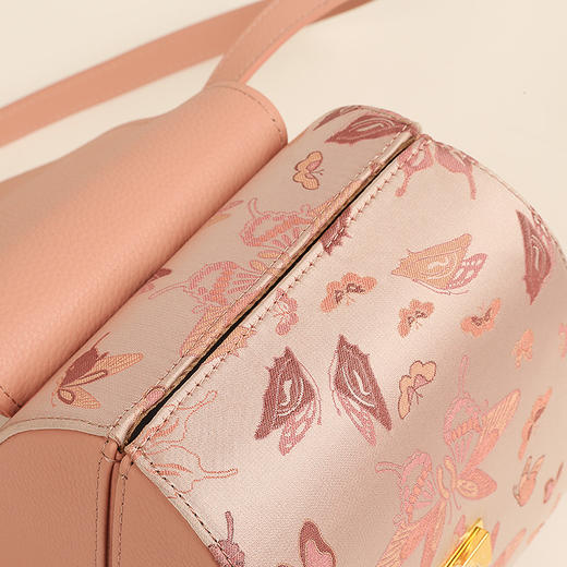 SAINTJOY/上久楷 宋锦女式斜挎包 福蝶 BWS18A0801 商品图6