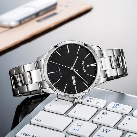 西铁城官方正品防水经典复古自动机械男表NH8350-83EB 商品图2