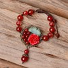 RHX-186民族风复古手工编织红玛瑙手串 商品缩略图3