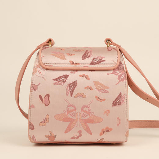 SAINTJOY/上久楷 宋锦女式斜挎包 福蝶 BWS18A0801 商品图4