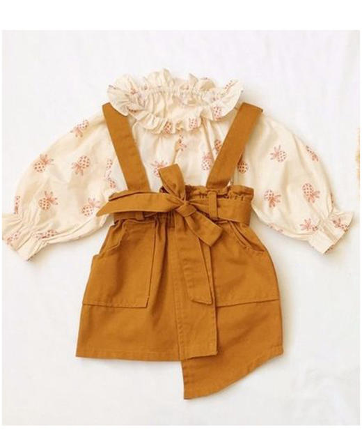 裁缝学苑 AD04-TD16亲子背带裙1:1实物服装纸样剪裁图纸牛皮纸样 商品图1