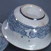 「景德镇传统手绘青花海浪 莲花 缠枝莲 盖碗公道杯」三才碗 泡茶碗 分茶器 复古茶具礼品 商品缩略图7