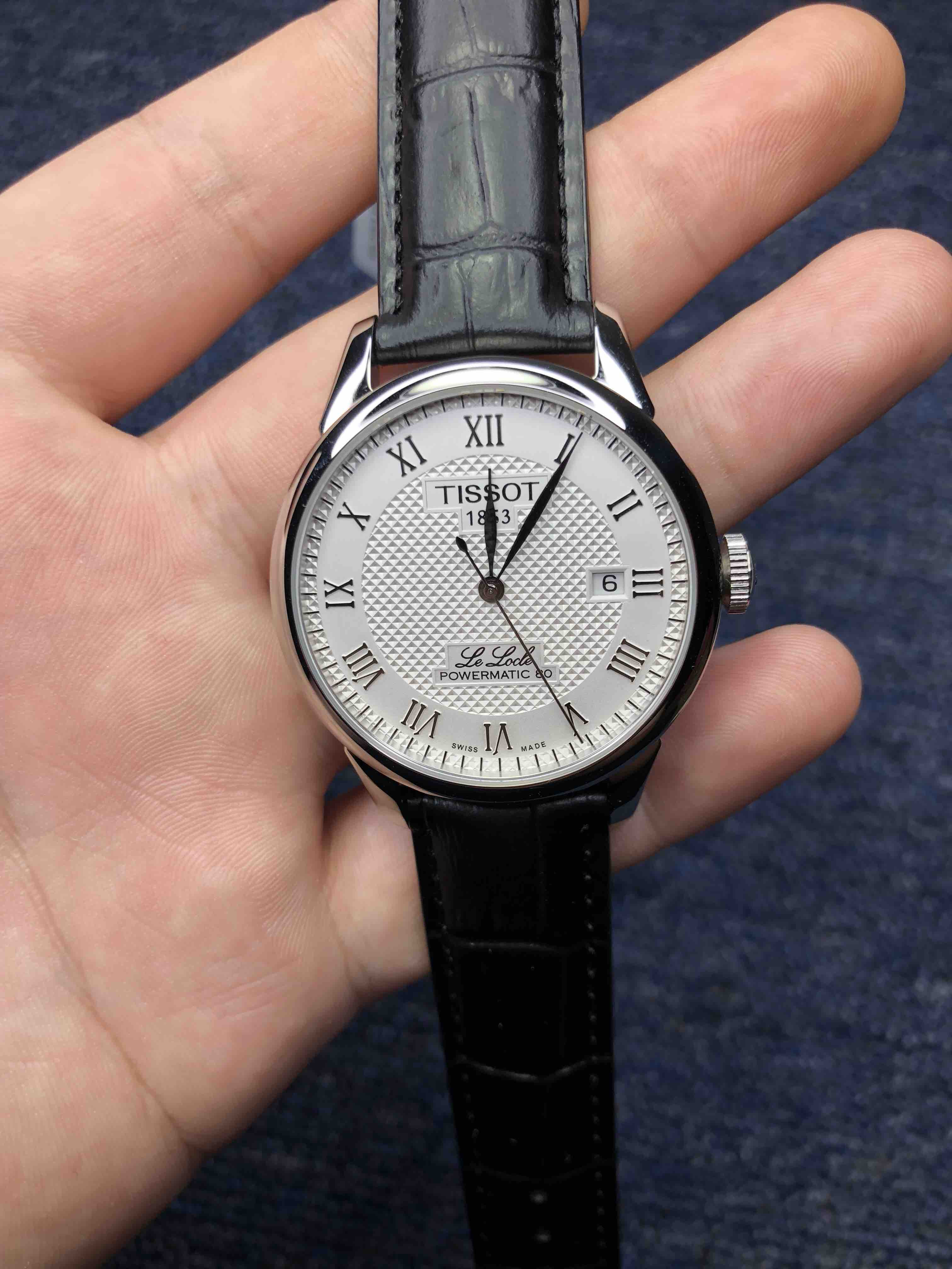 原单品质tissot天梭力洛克t41系列新款字面80动能限定版316l精钢表壳