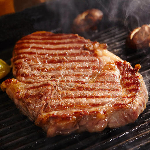 整肉原切安格斯肉眼牛排澳洲直供200天谷饲5片装1000g