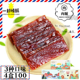 一封情酥 猪肉脯110g 四盒装