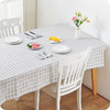 【清新家用桌布】 防水防烫防油免洗餐桌布北欧格子台布茶几布桌垫 商品缩略图1