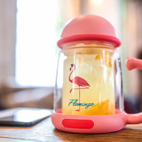 杯具熊双层玻璃杯320ml