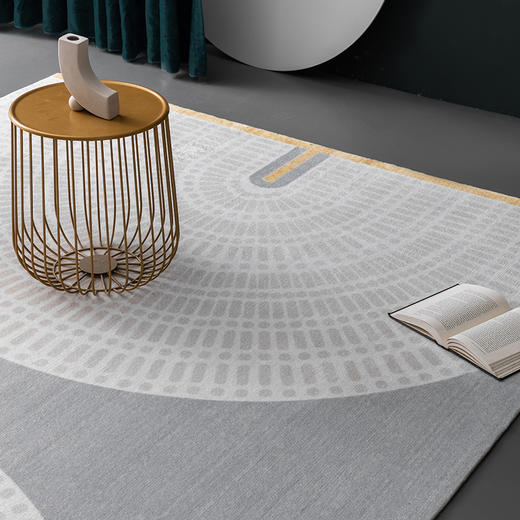 卡乐美 北欧现代客厅地毯轻奢卧室床边毯家用个性加厚沙发满铺地垫 商品图1