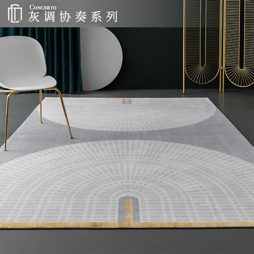 卡乐美 北欧现代客厅地毯轻奢卧室床边毯家用个性加厚沙发满铺地垫 商品图0