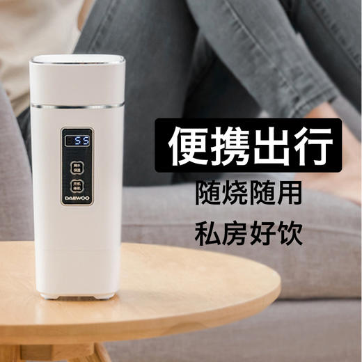 DAEWOO韩国大宇便携式旅行电热水壶烧水壶D2 商品图0