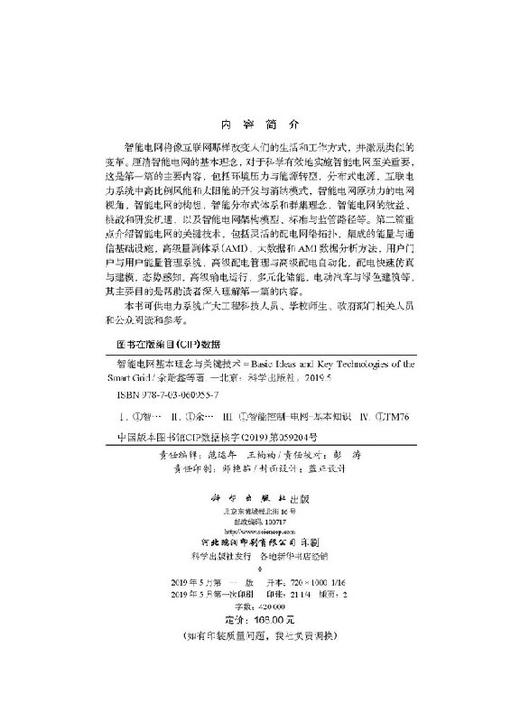 智能电网基本理念与关键技术 商品图2