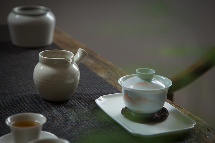 茶香记 手作 草木灰釉系列-手执侧把公道 古朴雅致 耐热实用 匀杯 分