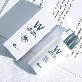 【2瓶更优惠】韩国W.Lab防晒霜50ml装 男女通用儿童可用 防水防紫外线 SPF50+ PA+++  脸部水光清爽不油腻 控油不脱妆