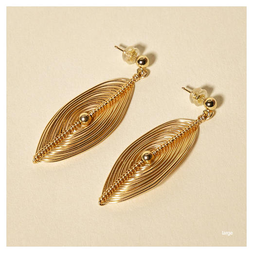 OKRA | Awaken Gold Earrings [定制耳环 大 / 小] 商品图2