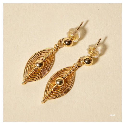 OKRA | Awaken Gold Earrings [定制耳环 大 / 小] 商品图5