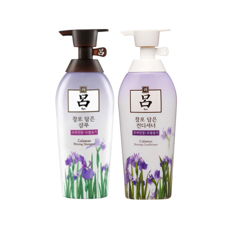 RYOE/吕 菖蒲吕滋养保湿洗发水500ML+护发素500ML 组合装保税JPY带授权招加盟代理