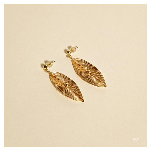 OKRA | Awaken Gold Earrings [定制耳环 大 / 小] 商品图0