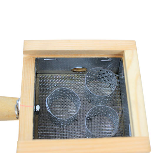 艾蓬轩 实木三孔 脐灸 腹部 腰部 灸盒 温灸器 温灸仪 厂家直销 商品图2