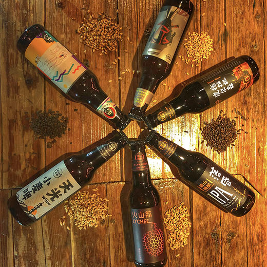 水果口味 乡村精酿 艺术家联名丨碧山啤酒香槟精酿套装组合