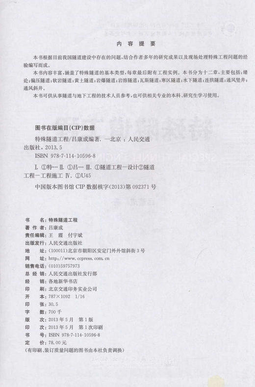 特殊隧道工程 商品图2