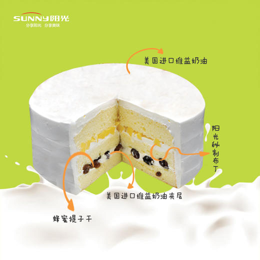 鲜果盛放蛋糕 商品图2