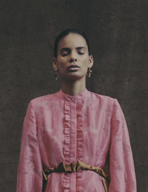 北京仓｜Erdem-Structural-Pink 耳环［英国设计师］ 商品图1