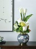 新中式假花仿真花瓶套装客厅高档品质绢花自然风玄关装饰花摆设件 商品缩略图0