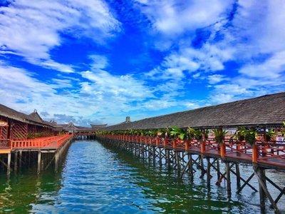 恋海假期 沙巴仙本那 龙门客栈 Dragon inn 水上屋 度假村酒店 商品图1