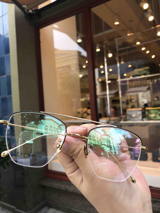 素颜神器！韩国一线大牌 纯钛+18k镀金光学镜架 男女款 商品图0