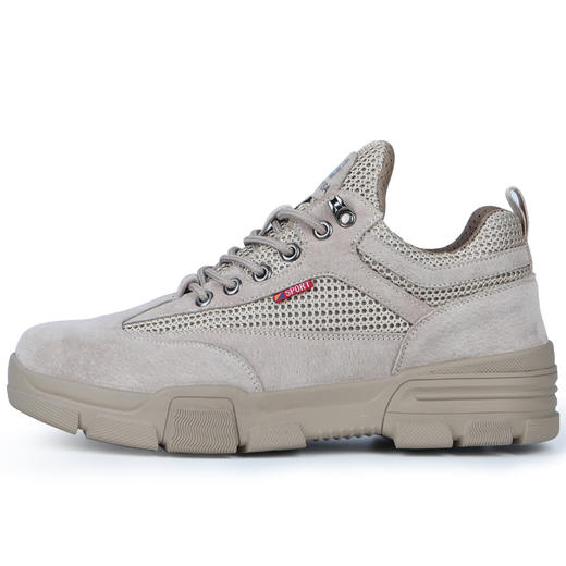 劳保鞋男透气钢包头防砸防刺耐磨橡胶大底舒适防臭安全工作鞋 商品图2