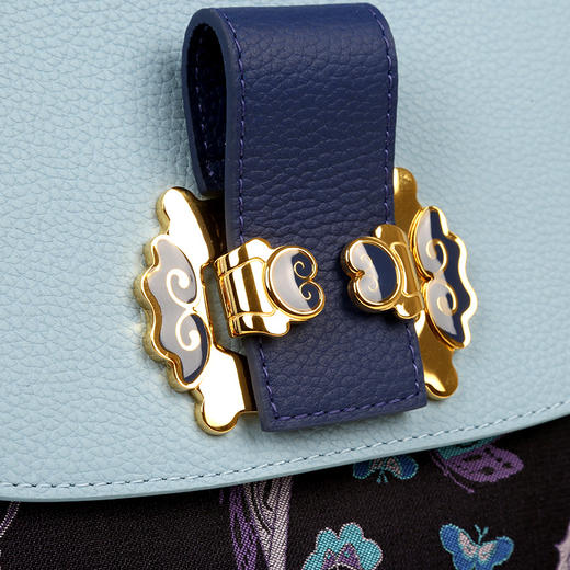 SAINTJOY/上久楷 宋锦女式背包 ·福蝶  BWS18A0501 商品图3