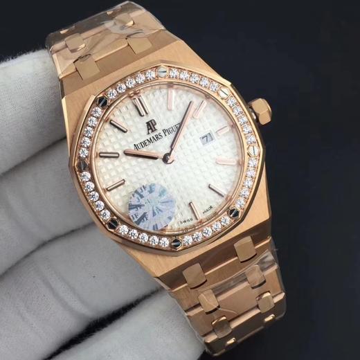 JF爱彼67650，行业唯一买正品开模，厚度与结构和原版一样 釆用原版同类ETA石英金色机芯，ETA石英机芯是12点快跳日历 商品图2