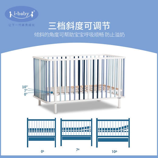 SQ 产品有问题下架i-baby 梦幻宝贝西班牙原装进口婴儿床多功能进口婴儿床 宝宝童床 商品图4