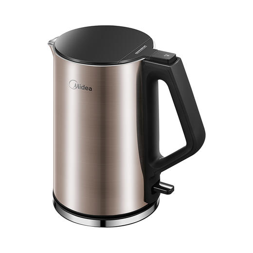 美的（Midea）电水壶烧水壶电热水壶全不锈钢一体无缝内胆1.5L双层防烫防干烧 HJ1510a 商品图2
