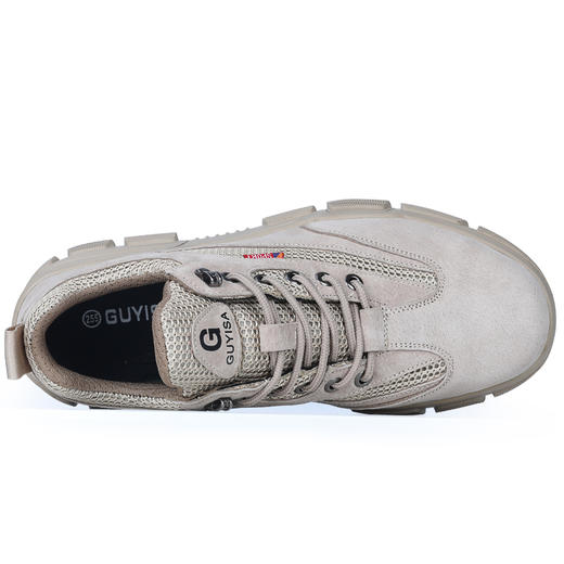 劳保鞋男透气钢包头防砸防刺耐磨橡胶大底舒适防臭安全工作鞋 商品图5