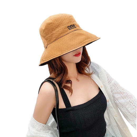 【双面渔夫帽】夏季韩版百搭学生网红防晒遮阳帽夏季遮脸太阳帽女 商品图4