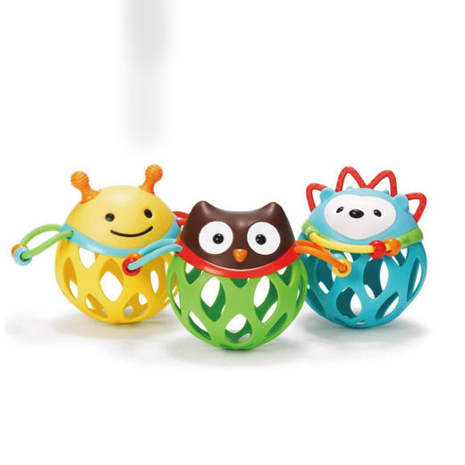 【QHXJ】美国Skiphop 婴儿练习磨牙可咬胶玩具摇摇球-【玩具】 商品图4