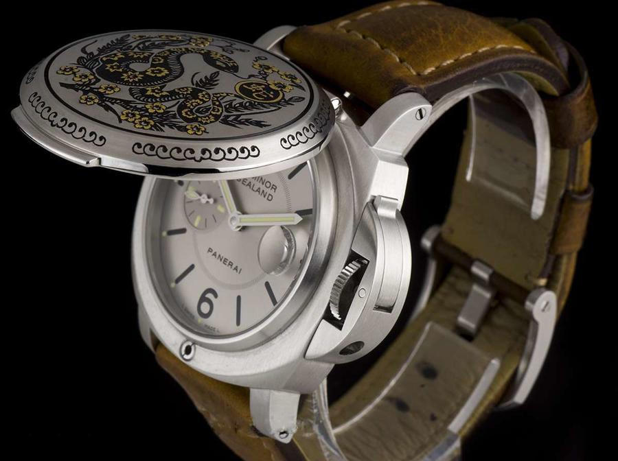沛纳海 panerai luminor系列蛇年限量款男士自动机械腕表 手表 pam