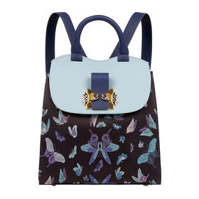 SAINTJOY/上久楷 宋锦女式背包 ·福蝶  BWS18A0501