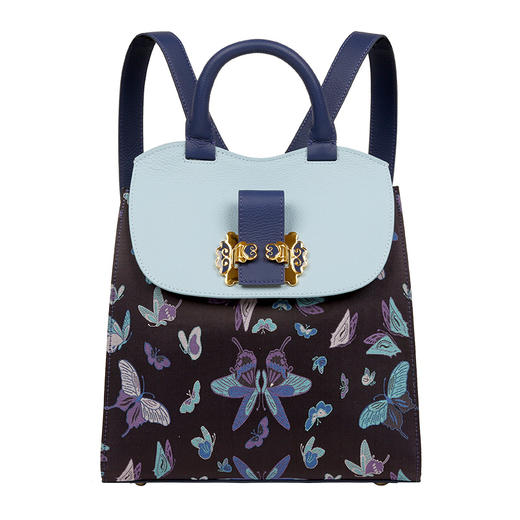 SAINTJOY/上久楷 宋锦女式背包 ·福蝶  BWS18A0501 商品图0