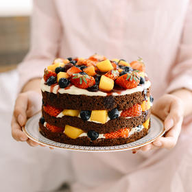【特色】盛宴｜鲜果蓝莓果酱蛋糕