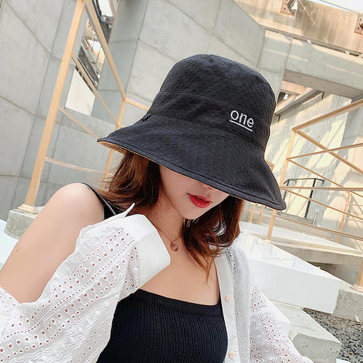 【双面渔夫帽】夏季韩版百搭学生网红防晒遮阳帽夏季遮脸太阳帽女 商品图3