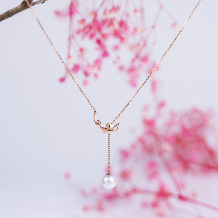 「童心」——纸船活扣项链